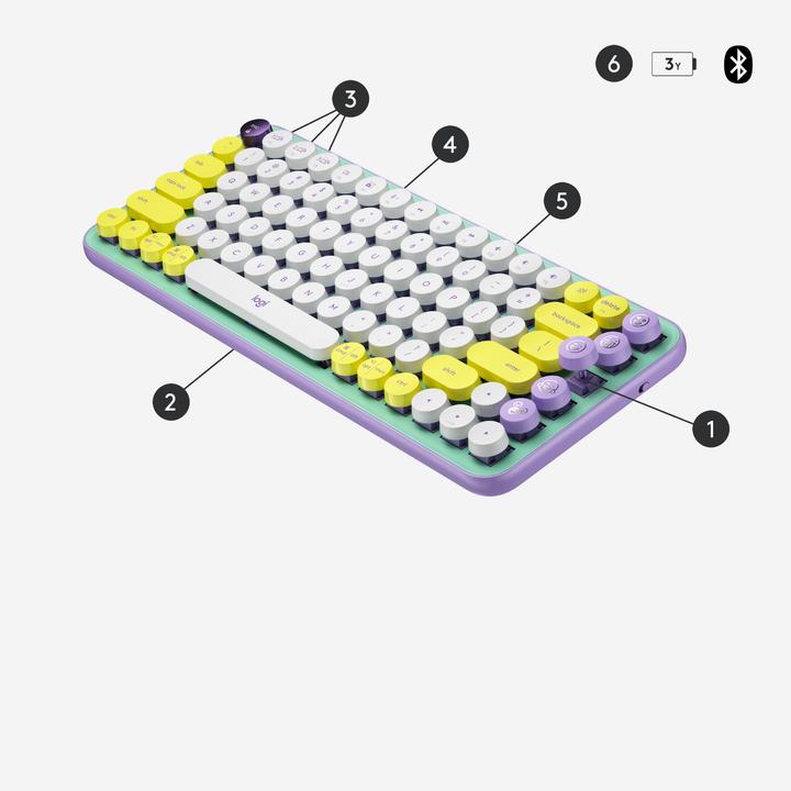 Immagine prodotto Logitech Pop (Ing. Int., Senza fili)