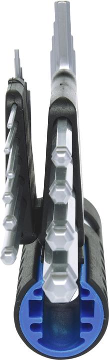 Produktbild KS Tools 3-in-1-Winkelstiftschlüssel-Satz lang