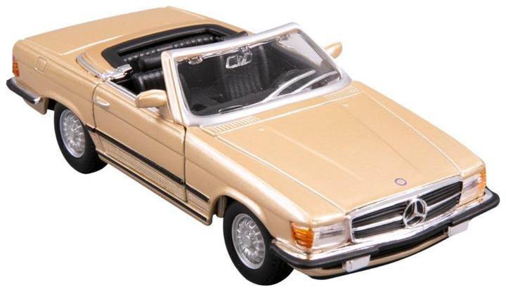 Actual product image Bburago 18-43056 Mercedes 450 SL1977 κλίμακα 1:32 μεταλλικό (Asst.18/43100,18/43000) κρεμ για ηλικίε