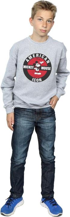 Actual product image Disney Boys Mickey Mouse American Icon Sweatshirt (140, 146)
