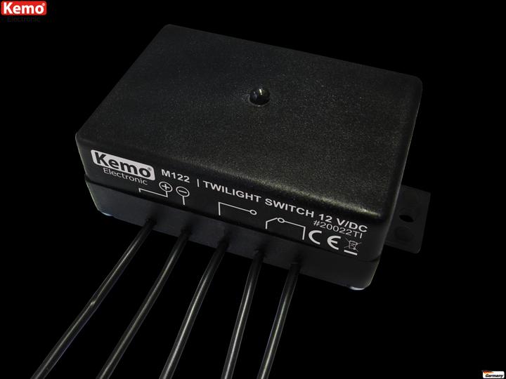 Image du produit Kemo Interrupteur crépusculaire/capteur de lumière 12V M122