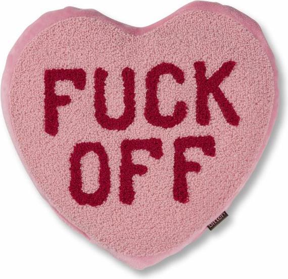Bitten Huggable Wärmekissen F*** Off Herz (35 x 25 cm)