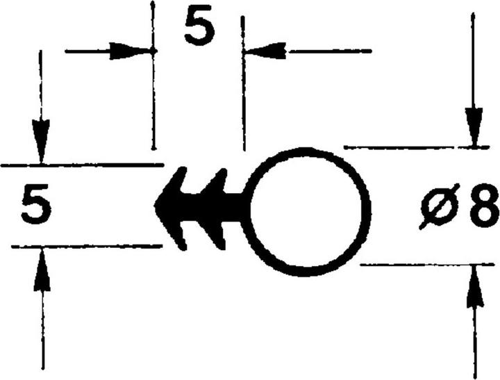 Image du produit Sipro Profilés d'étanchéité 119-5