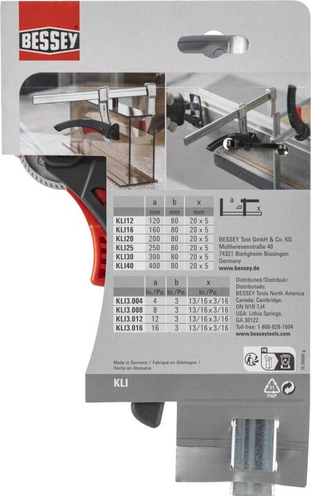 Produktbild Bessey KliKlamp KLI12 (120 mm)