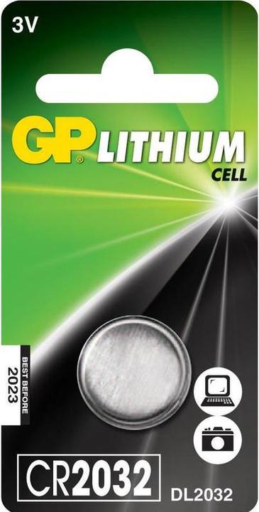 GP Batteries Lithium Cell (1 Stk., CR2032, 210 mAh)