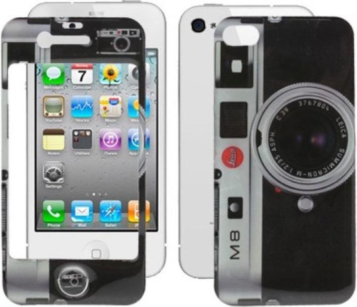 König Design Schutzfolie Skin für Handy iPhone 4 & 4S (Apple iPhone 4, LG G4s)