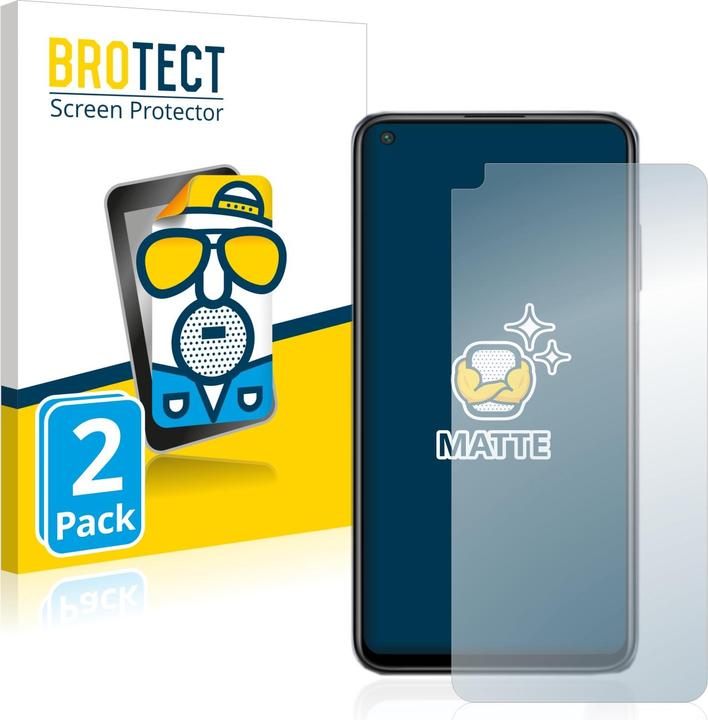 Produktbild BROTECT Entspiegelungs-Schutzfolie Displayschutz Matt (2 Stück, Xiaomi Redmi Note 9T 5G)