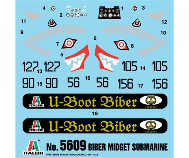 Image du produit Italeri Sous-marin Biber Midget