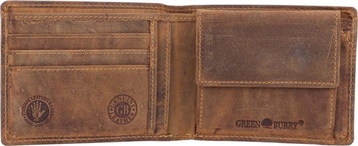 Immagine prodotto Greenburry Portafoglio vintage RFID in pelle 13 cm