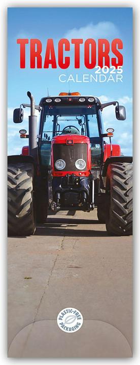 Produktbild Tractors - Traktoren 2024 - Slimline-Kalender (Harter Einband, Englisch)