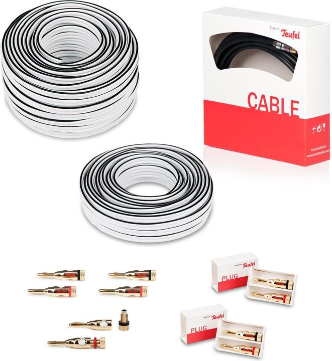 Image du produit Teufel 5.1 Performances du câble de cinéma à domicile (30 m, 4 mm²² mm)