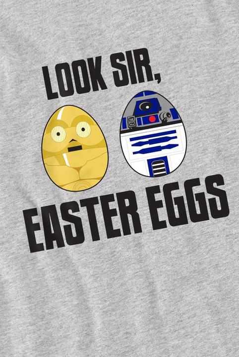 Actual product image Star Wars Mens Look Sir, Easter Eggs T-Shirt (S)