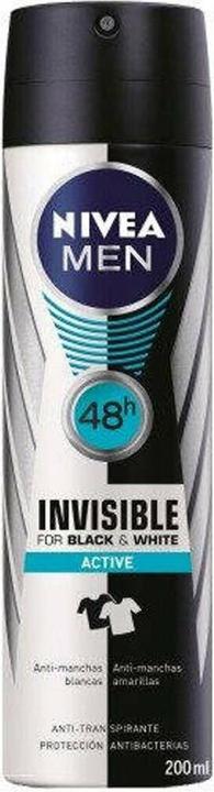 Actual product image NIVEA MEN BLACK & WHITE ACTIVE deo vapo 200 ml (Spray, 200 ml)