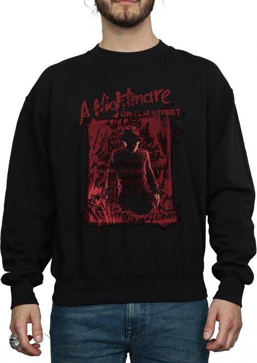 Actual product image Absolute Cult Mens Freddy Silhouette Sweatshirt (S)