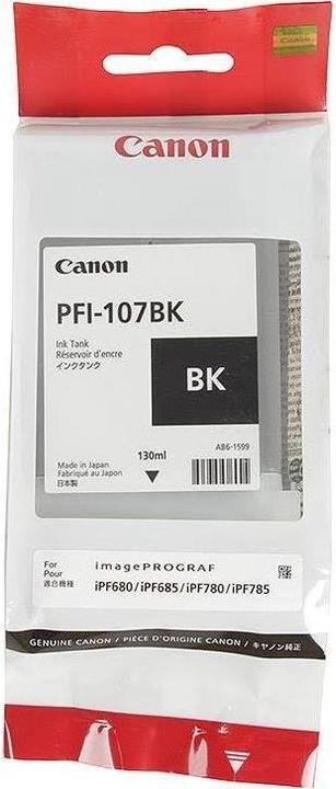 Actual product image Canon Pfi-107bk (FC)
