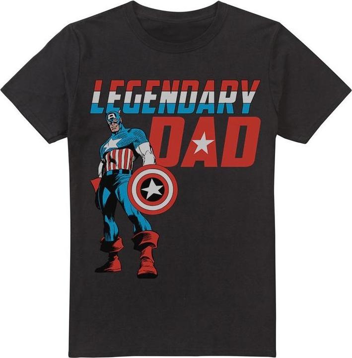 Immagine prodotto Captain America Legendary Dad Maglietta Uomo (S)