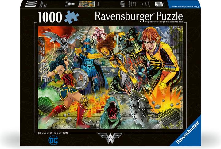 Actual product image Ravensburger Puzzle 12000747 - Wonder Woman - 1000 pieces DC Comics jigsaw puzzle for adults and children (1000 pieces)