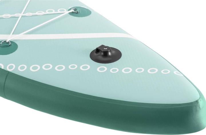 Actual product image Gymrex Inflatable paddle board - inflatable - 125 kg - green - double chamber - 329 x 78 x 38.5 cm (10'5")