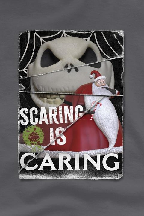 Image du produit The Nightmare Before Christmas - T-shirt SCARING IS CARING - Homme (L)