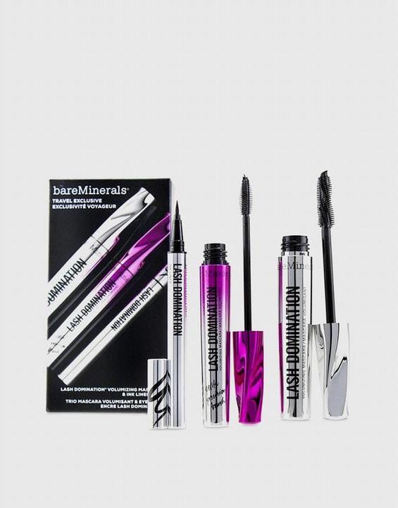Bare Minerals Bareminerals Set esclusivo da viaggio con Mascara Volumizzante Lash Domination Nero Intenso 8,5 Ml