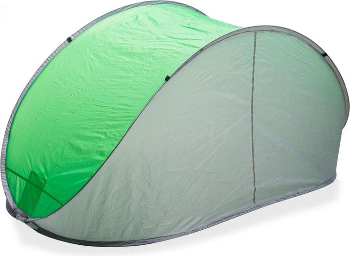 Dema PopUp Strandmuschel grün / grau (Strandzelt + Strandmuschel, 1.02 kg)