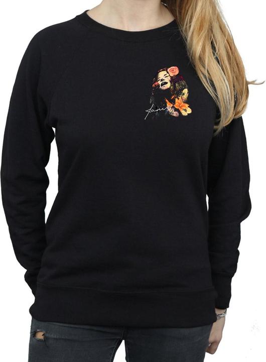 Immagine prodotto Janis Joplin Floral Faux Pocket Felpa Donna (S)