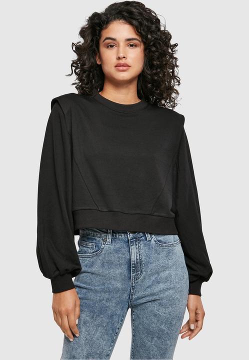 Produktbild Urban Classics Ladies Padded Shoulder Modal Terry Crewneck (L)