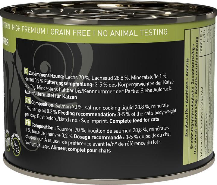 Produktbild Catz Finefood Purrrr No.105 Lachs (Adult, 1 Stk., 190 g)