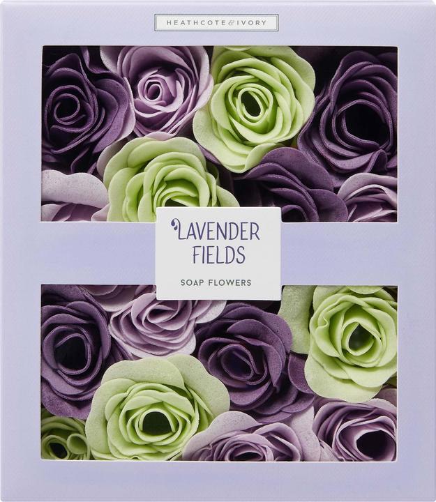 Produktbild Heathcote & Ivory Lavendelfelder Badeblumen in der Schiebebox 85g