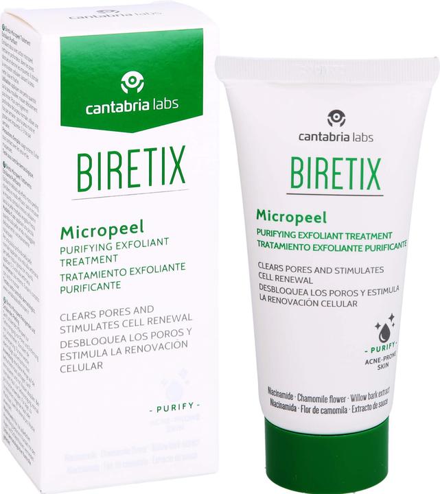 Image du produit Biretix Micro-exfoliant pour nettoyer les pores en profondeur et éliminer les impuretés, 50 ml de gel (Gommage, 50 ml)