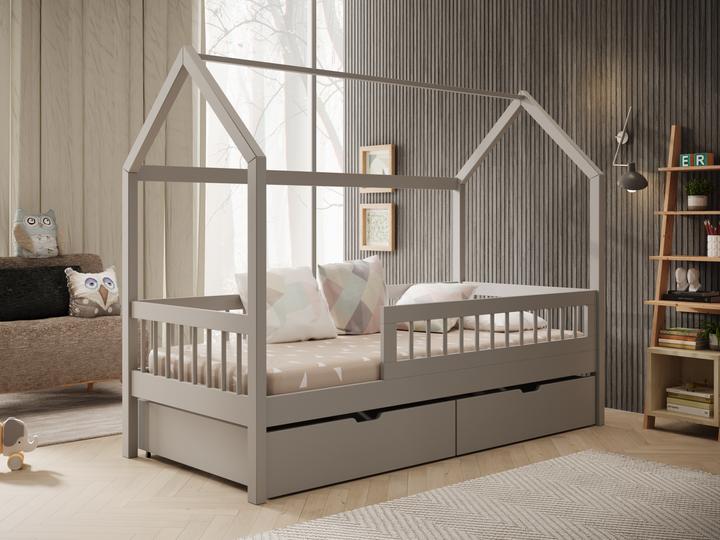 Immagine prodotto ADRK Furniture Letto da casa Galicja con materasso (140 x 70 cm)