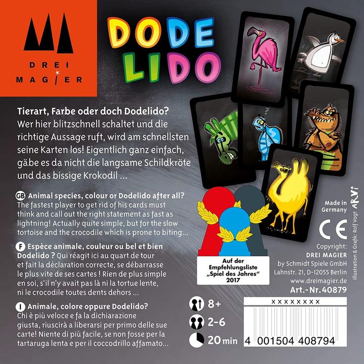Produktbild Drei Magier Spiele Dodelido (Deutsch, Französisch, Italienisch, Englisch)