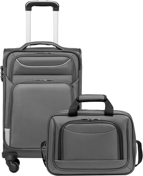 Immagine prodotto Coolife 2-teiliges Handgepäck-Kofferset (38 l, M (50 - 90l))