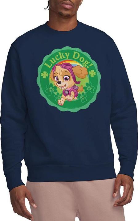 Actual product image Paw Patrol Unisex Adult Lucky Dog St Patricks Day Sweatshirt (XXL)