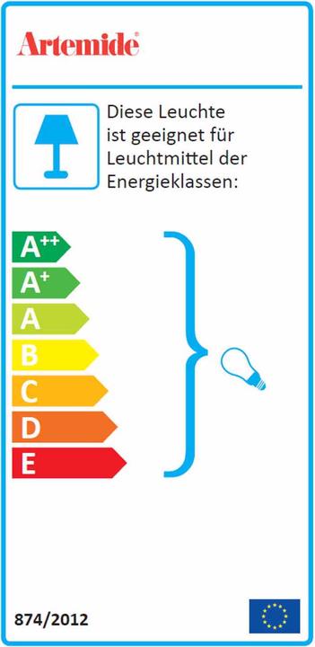Etichetta energetica Artemide Tolomeo Micro (267 lm, E14)