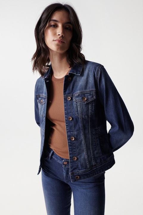 Produktbild Salsa Jeans Jeansjacken Denim Trucker Jacket (M)