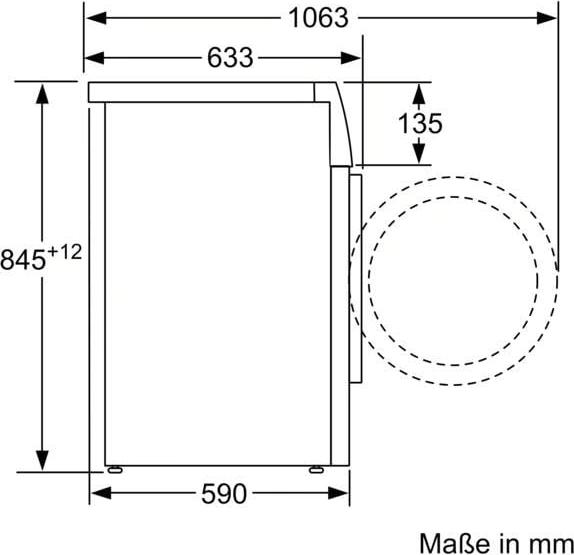 Produktbild Siemens WM14N299 (8 kg, Links, EU-Stecker)