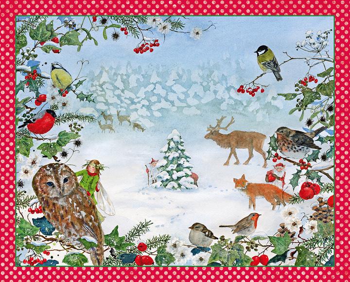 Actual product image Advent calendar "Forest Christmas