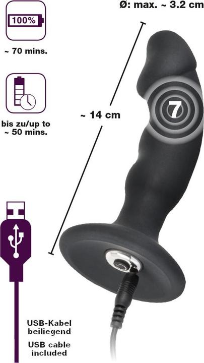 Actual product image Black Velvets Rechargeable plug