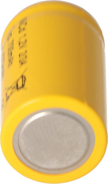 Produktbild Panasonic Akku KR-600AE 2/3 A Cadnica, Flat Top ohne Lötfahne (1 Stk., 700 mAh, Ladegerät ohne Akku)