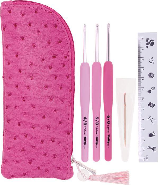 Actual product image Artman ETIMO Rose crochet hook set with soft grip 2.50 - 3.50 mm