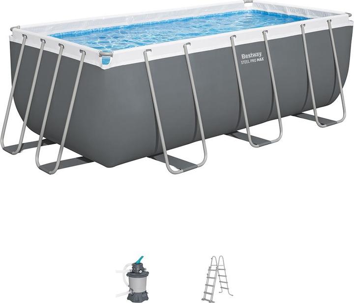 Image du produit Bestway Power Steel Frame Pool-Set 412 x 201 x 122 cm (412 x 201 x 122 cm)