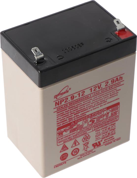 Produktbild Hawker Energy Hawker Enersys Genesis NP2.9-12 Blei Akku Kontakt Faston 4,8mm (12 V, 2.90 Ah)