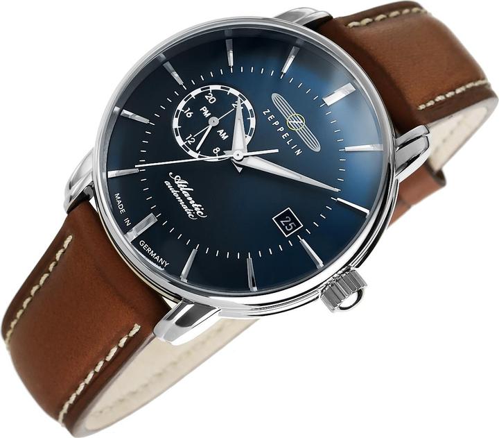 Produktbild Zeppelin Laikrodis Atlantic 8470-3 Automatik Granatowy (Analoguhr, 40 mm)