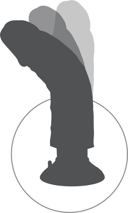 Produktbild Doc Johnson 8" Vibrating Cock with Balls - Flesh