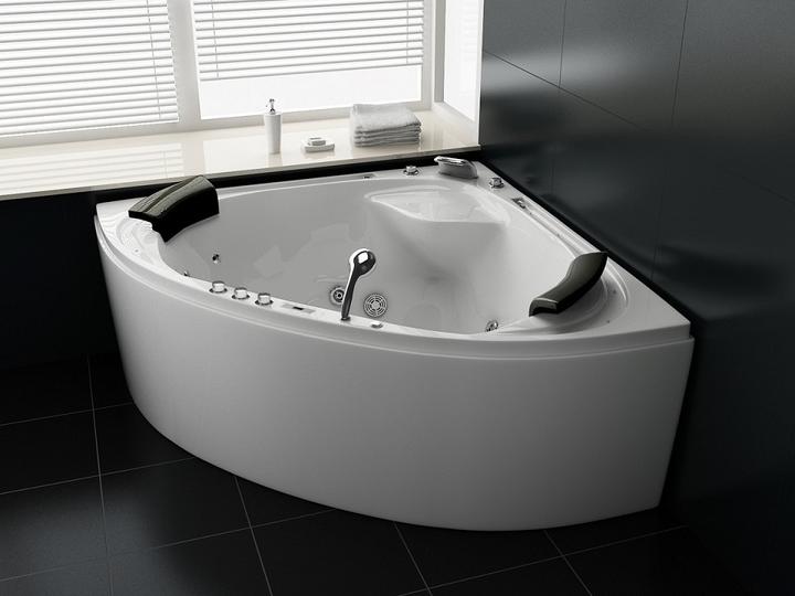 Immagine prodotto Jet-Line Idromassaggio VILLA SABRINA bianco 1,6x1,6 m completamente attrezzato a cascata (160 cm, 160000 cm)