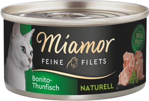Immagine prodotto Miamor Filetti fini di tonno bonito naturelle (Adulto, 1 pz., 80 g)