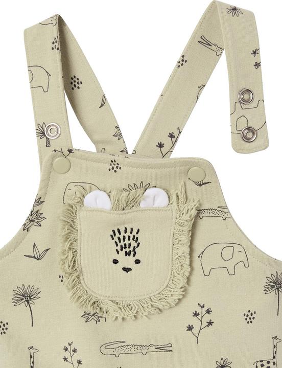 Image du produit Vertbaudet Baby-Set: Latzhose, Body & Halstuch, Dschungelmotive (56)