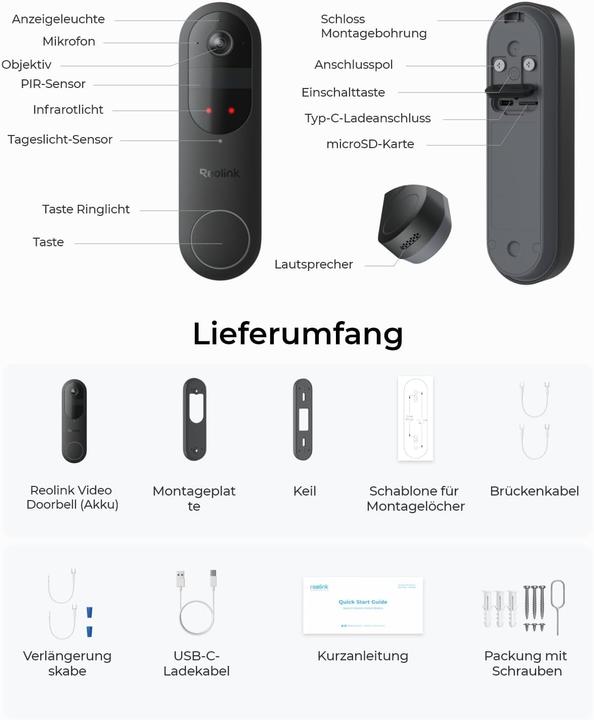 Actual product image Reolink Doorbell bundle (Wi-Fi)