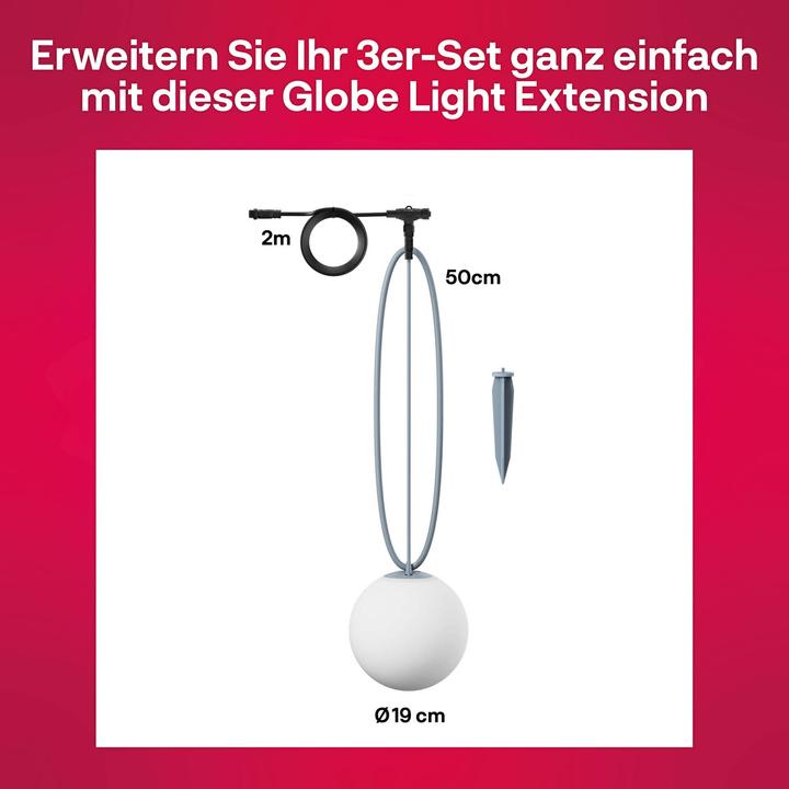 Produktbild Innr outdoor globe light 370lm single globe - ogl 130 cg (370 lm, IP65)